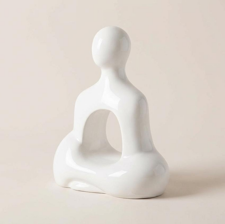 BUDDHA SEATED GEL COAT SCULPTURE