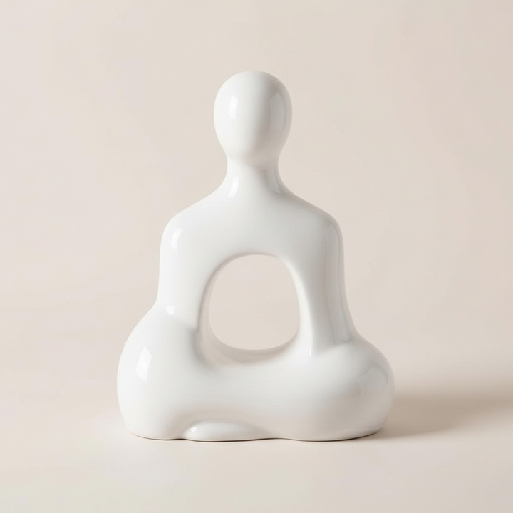 BUDDHA SEATED GEL COAT SCULPTURE