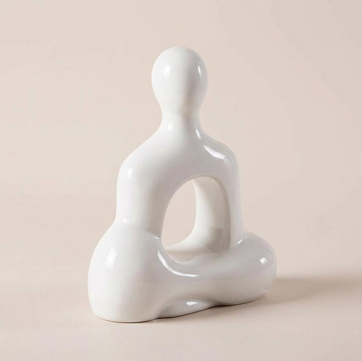 BUDDHA SEATED GEL COAT SCULPTURE