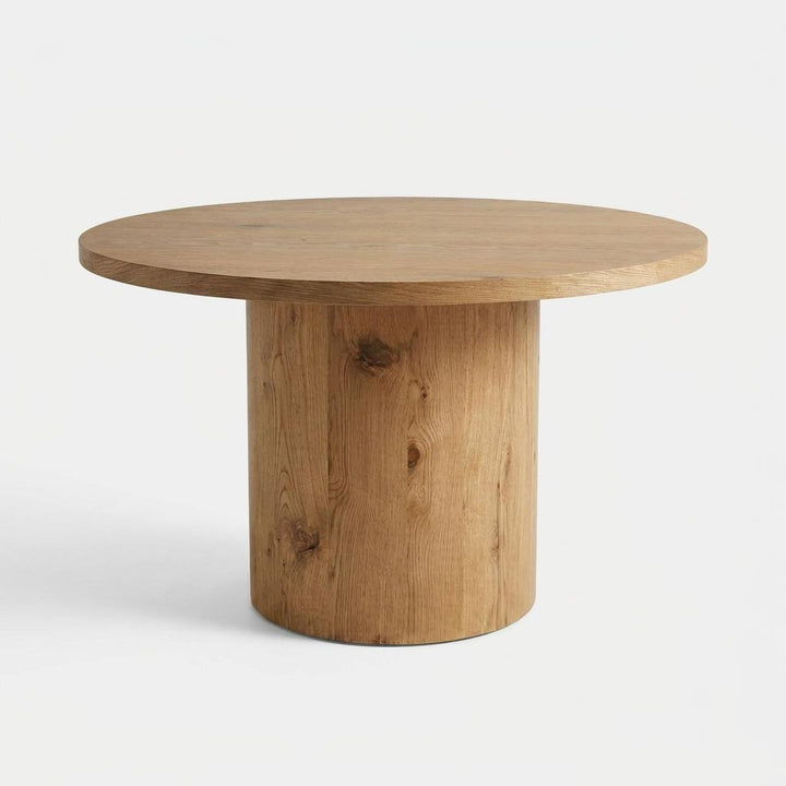 Wooden round table