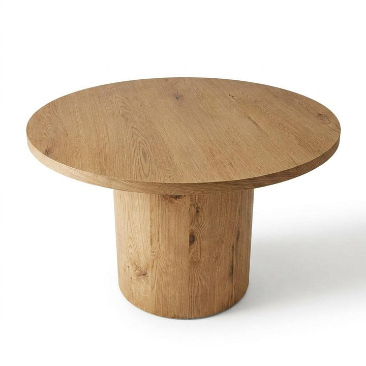 HANSEN RUSTIC OAK 48"RD DINING TABLE