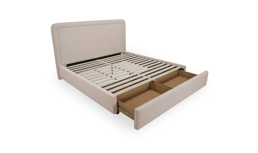 SIMON UPHOLSTERED STORAGE BED