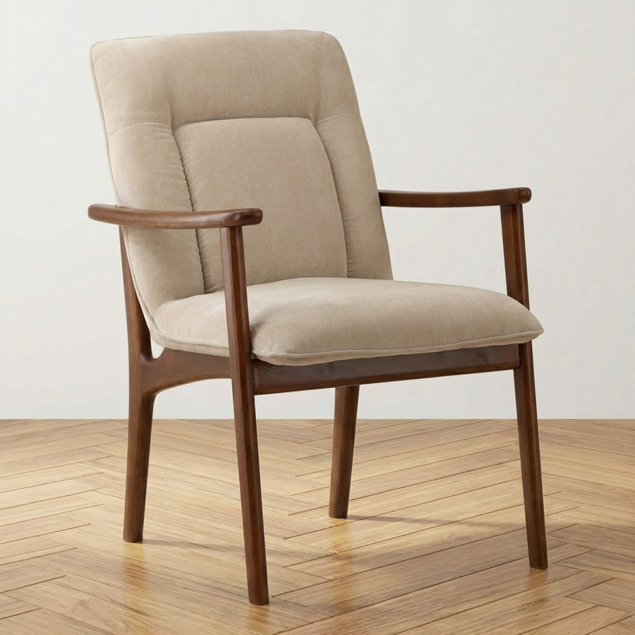 TALESO VELVET UPHOLSTERED DINING CHAIR