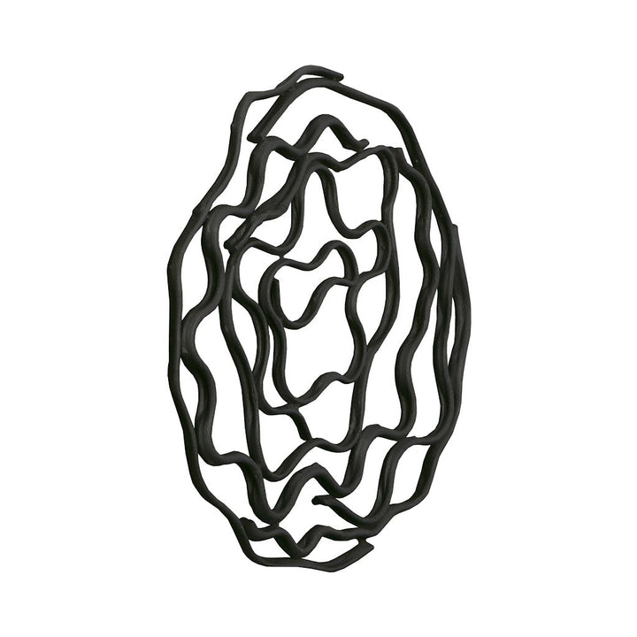 VINE WALL FLOWER: BLACK