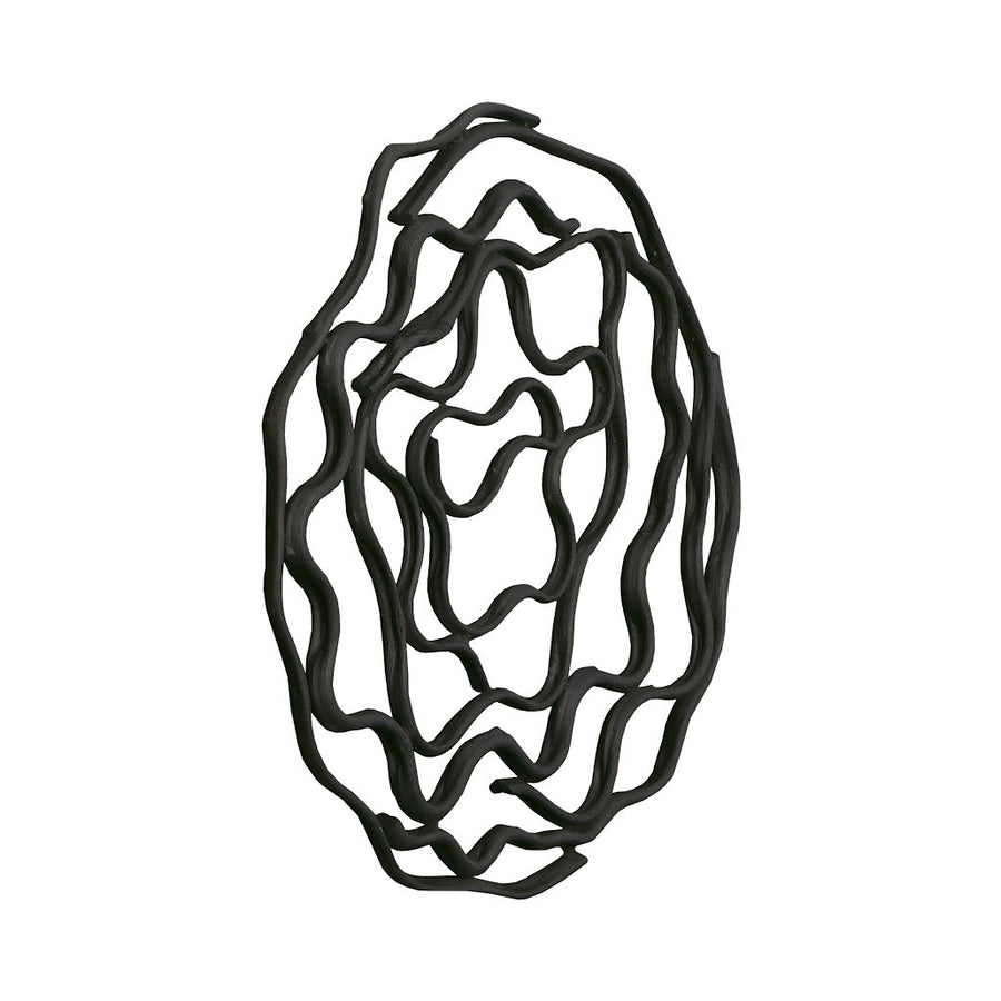 VINE WALL FLOWER: BLACK