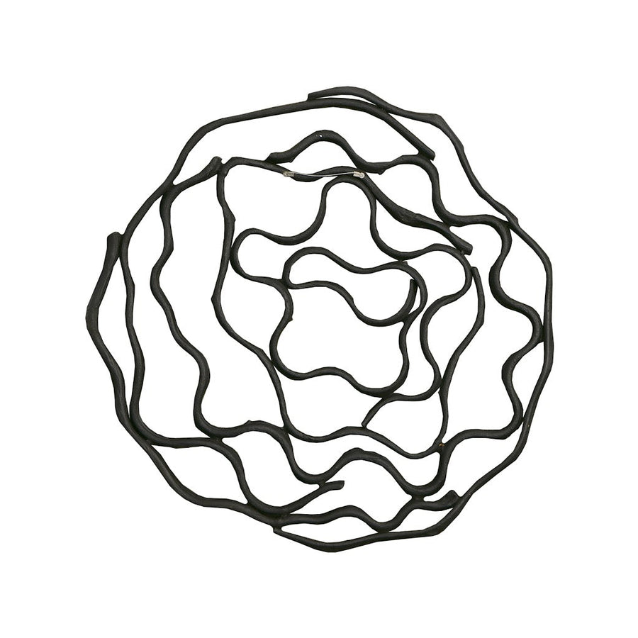 VINE WALL FLOWER: BLACK