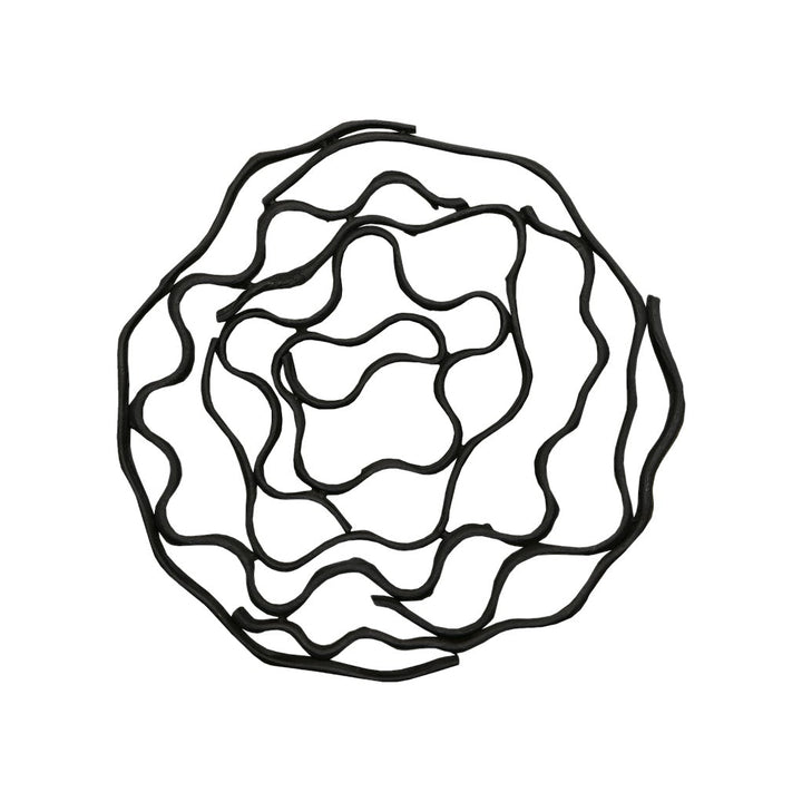 VINE WALL FLOWER: BLACK