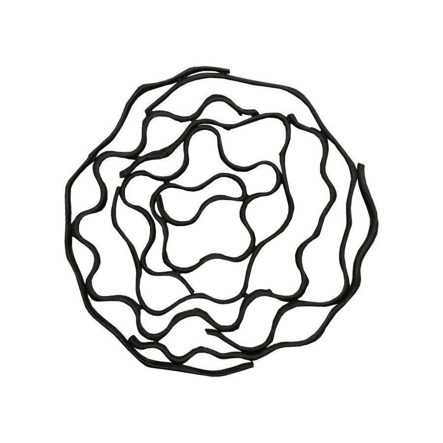VINE WALL FLOWER: BLACK