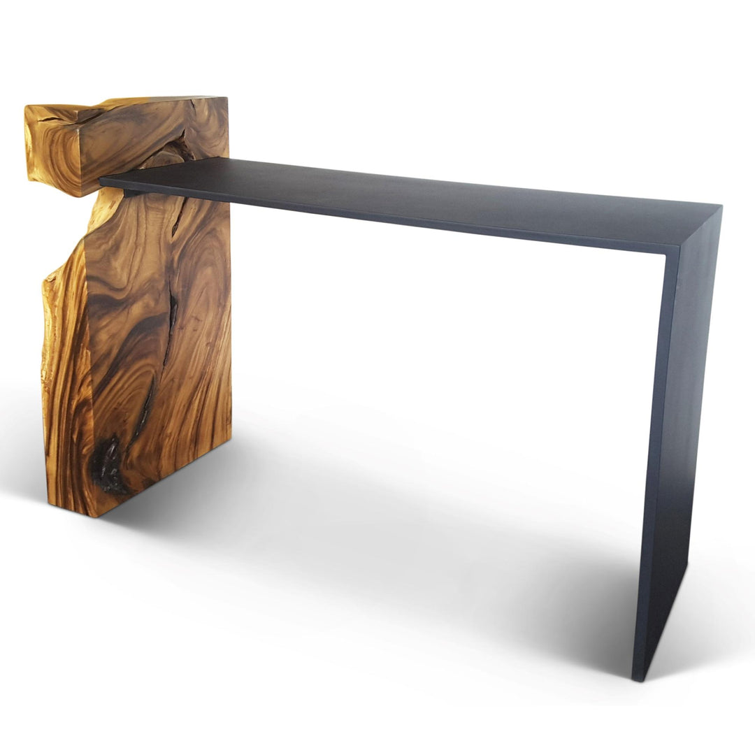 NATURALS SOLID CHAMCHA WOOD FORTIS CONSOLE TABLE