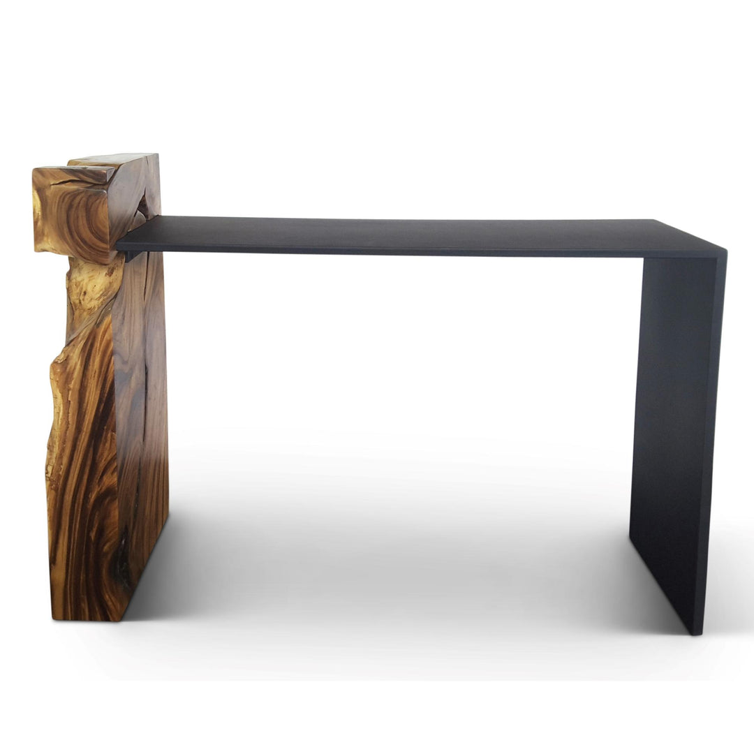 NATURALS SOLID CHAMCHA WOOD FORTIS CONSOLE TABLE