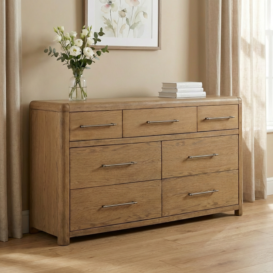 TRICIA NATURAL OAK DRESSER