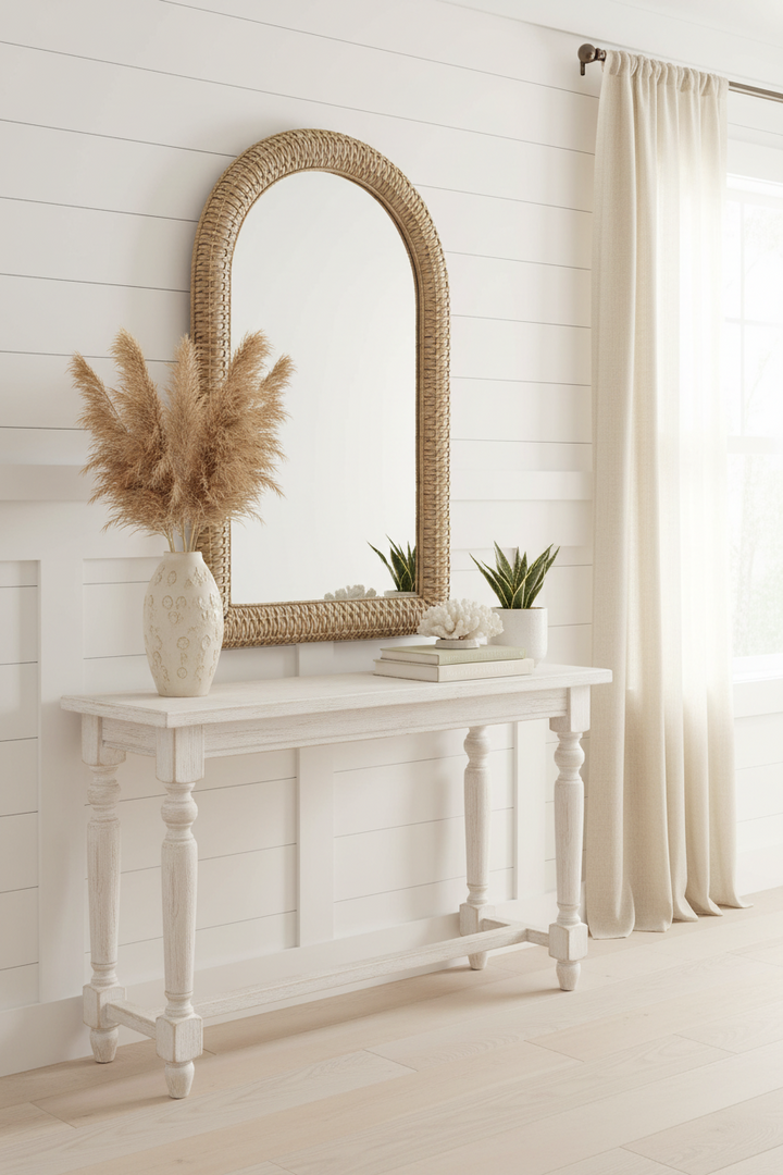 TWISTED SEAGRASS ARCH MIRROR