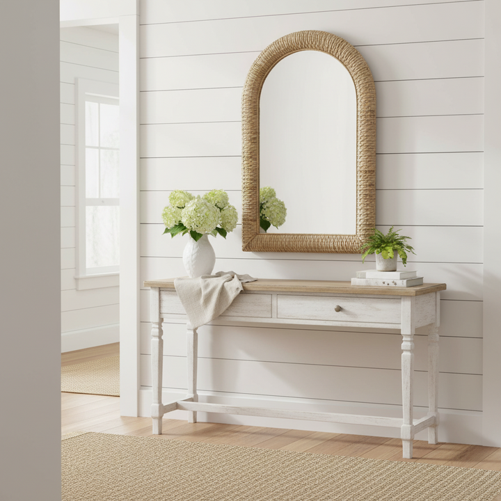 TWISTED SEAGRASS ARCH MIRROR