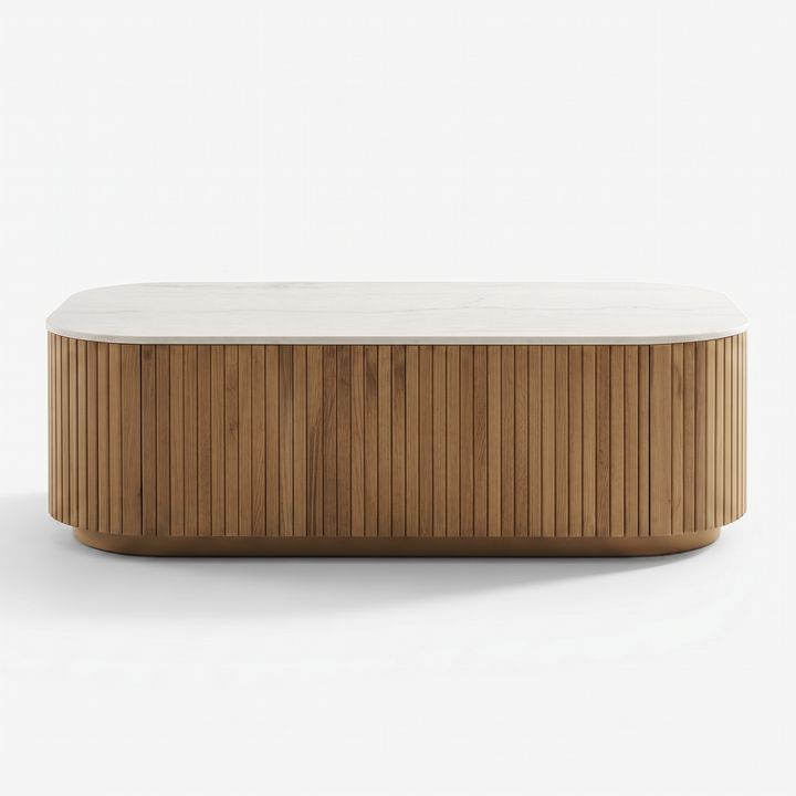 ARIK MARBLE TOP COFFEE TABLE