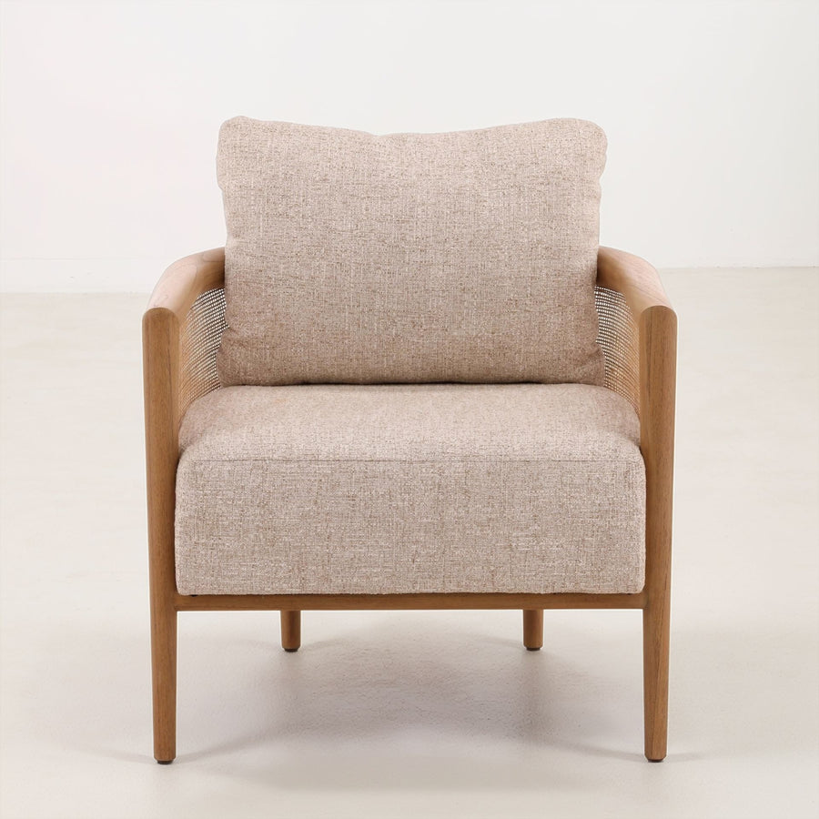 ODETTE CANE PANELED ACCENT CHAIR