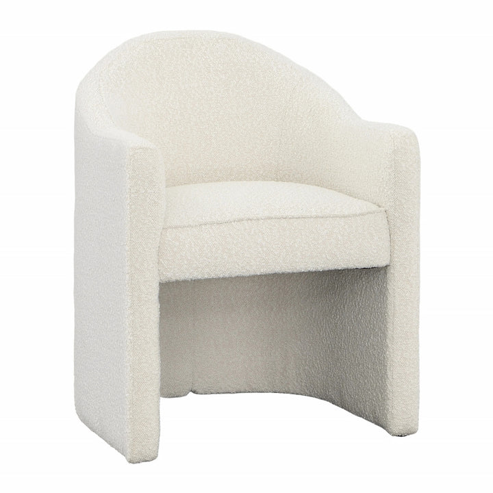 THORA DINING CHAIR: CREAM BOUCLE