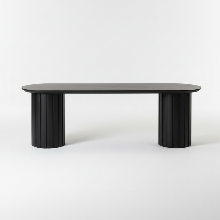 POVERA BLACK ACACIA DINING BENCH