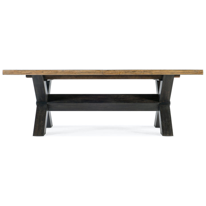 BIG SKY TRESTLE DINING TABLE w/ 2 - 20" LEAVES