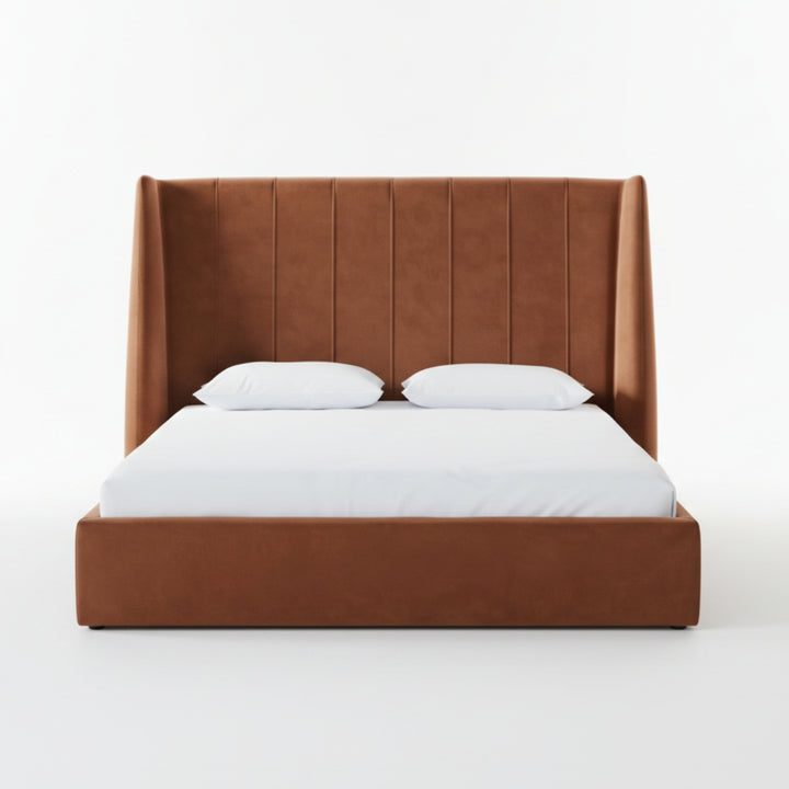 ROMA PLATFORM BED: BURNT ORANGE