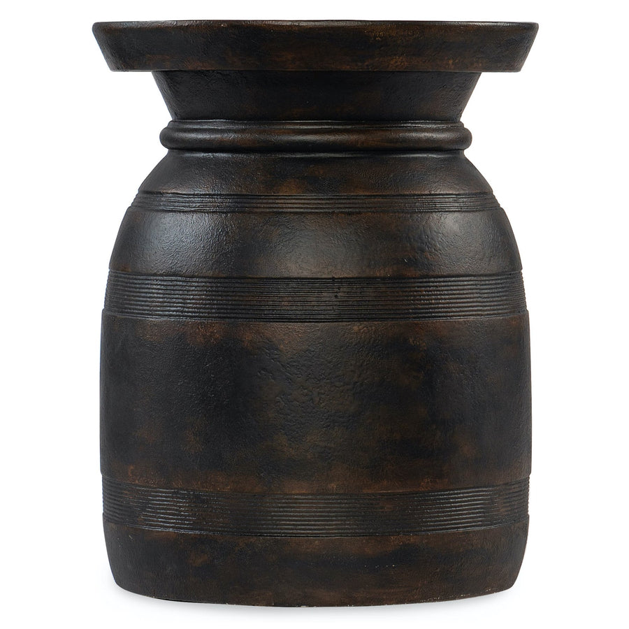 BIG TAHOE URN SPOT TABLE: BLACK