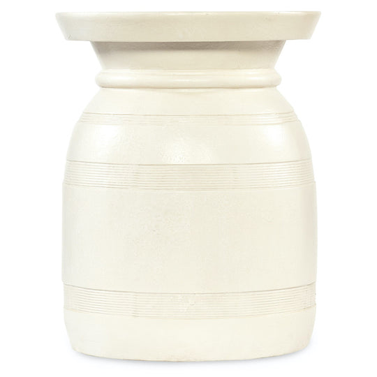 BIG TAHOE URN SPOT TABLE: CREAM