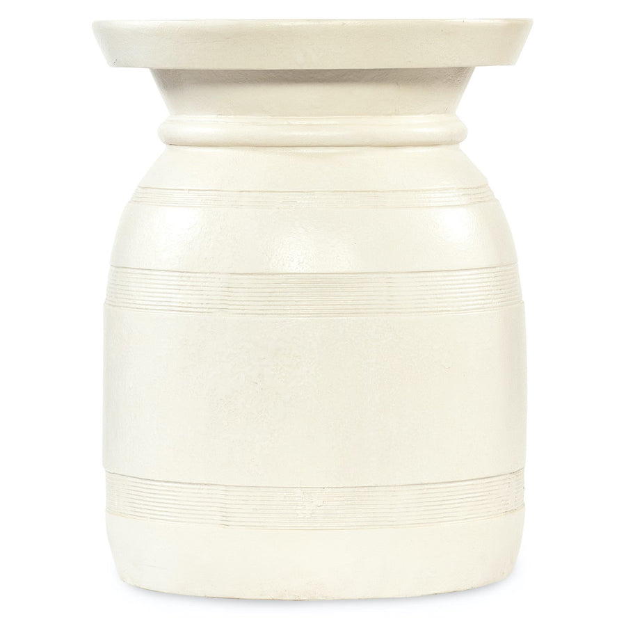 BIG TAHOE URN SPOT TABLE: CREAM