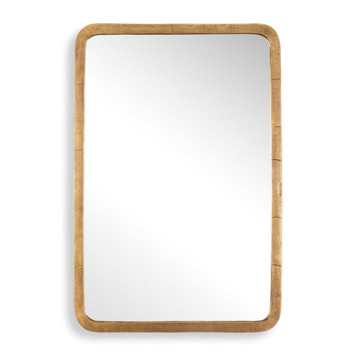 VESTRY ANTIQUE BRASS VANITY MIRROR