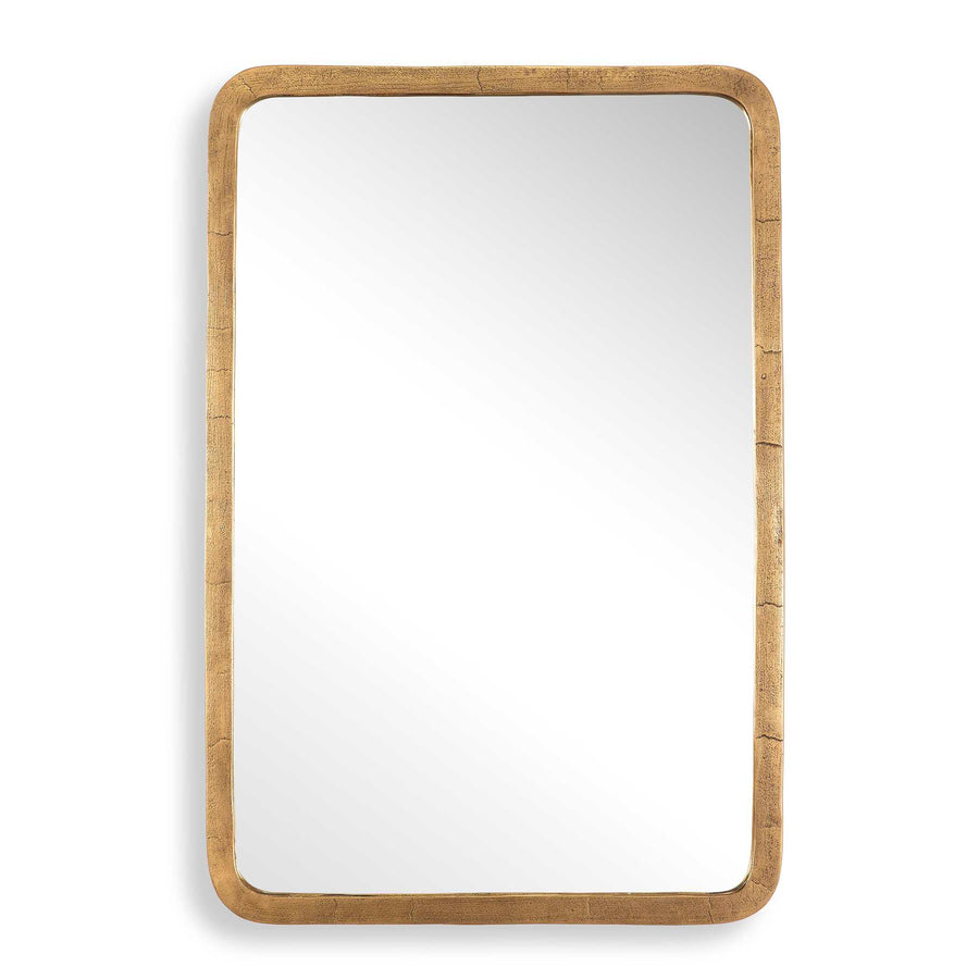 VESTRY ANTIQUE BRASS VANITY MIRROR