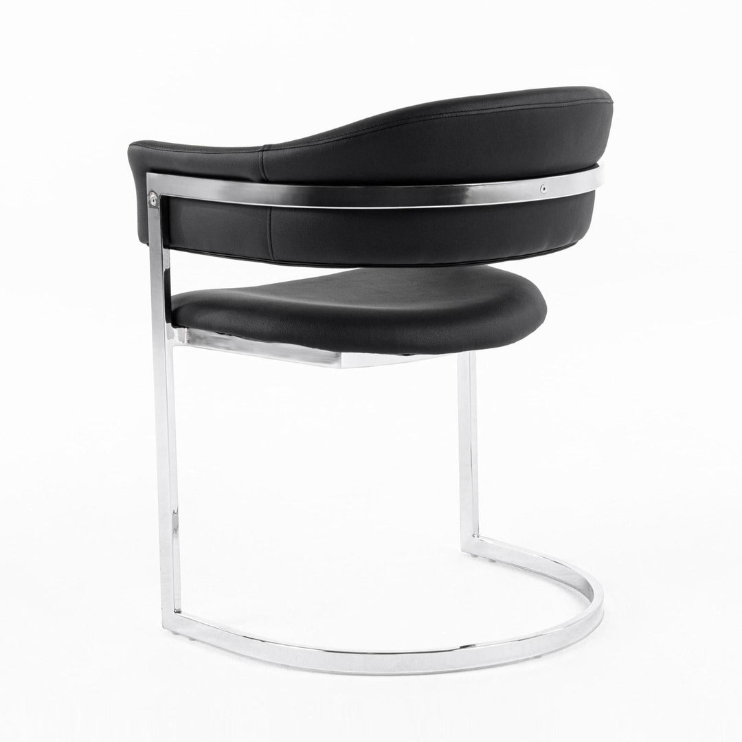 ALLIE LEATHERETTE DINING CHAIR