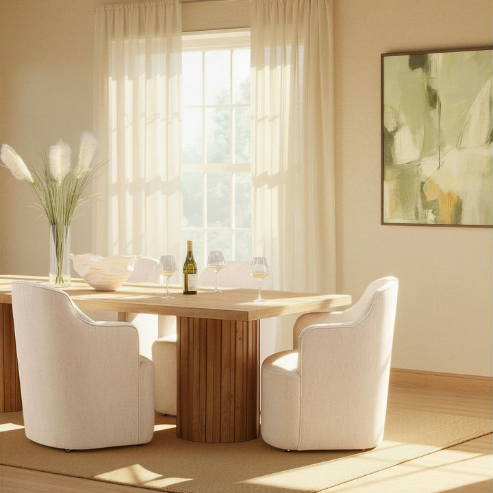 VIVA NATURAL OAK DINING TABLE