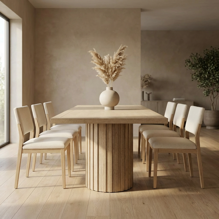 VIVA NATURAL OAK DINING TABLE
