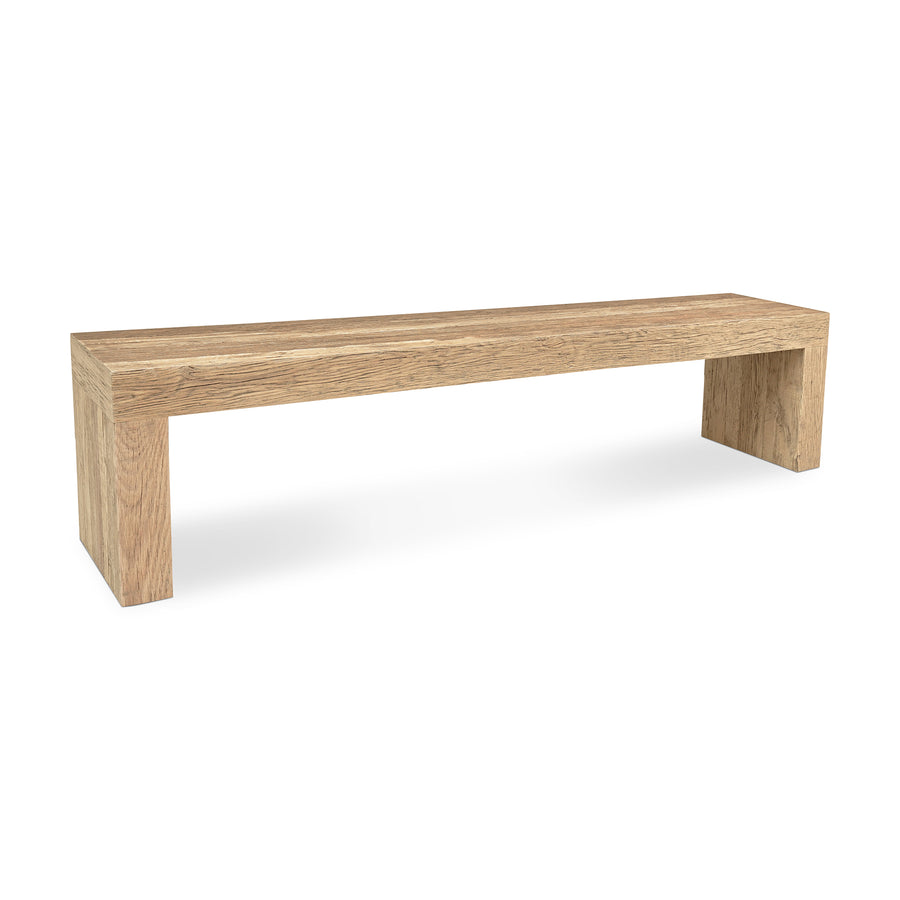 TERRAIN AGED OAK DINING BENCH