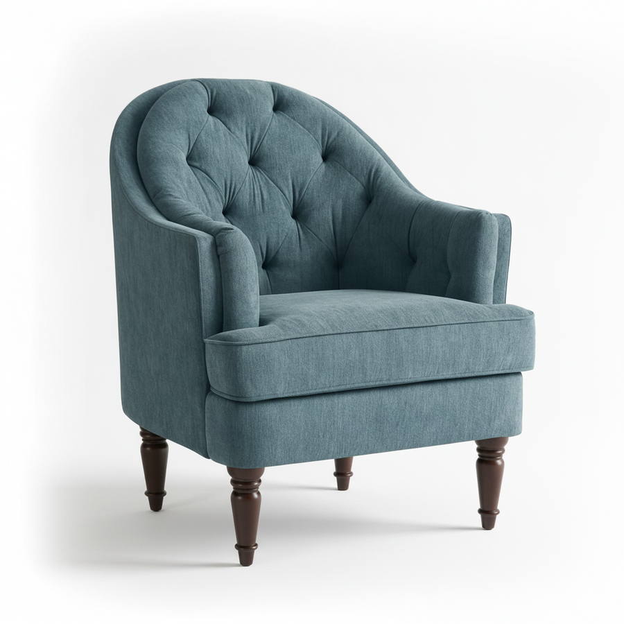 PANDORA TUFTED VELVET ARMCHAIR