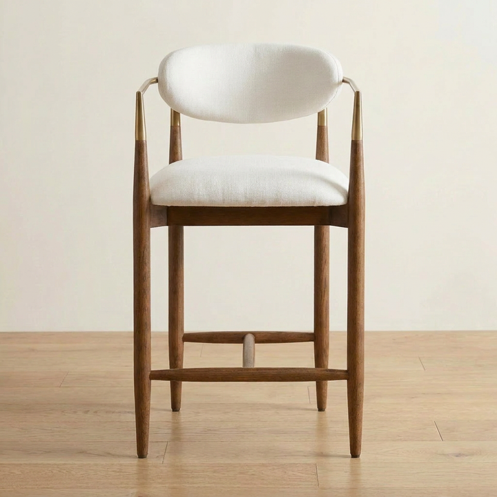 MOXIE WALNUT COUNTER STOOL