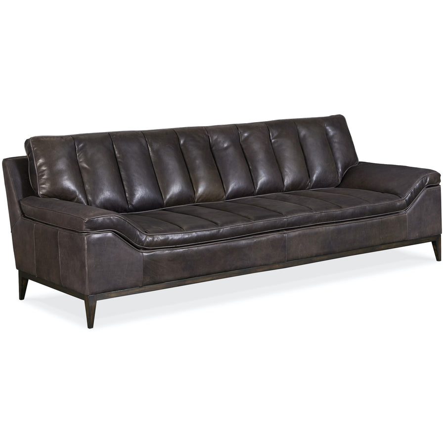 Retro Modern Leather Sofa