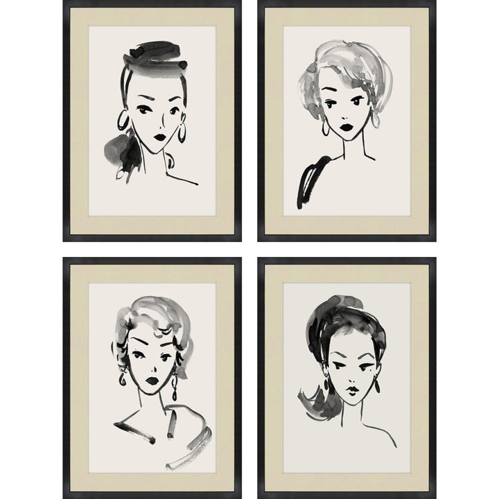 "VINTAGE BARBIE" GLASS FRAMED ART SERIES