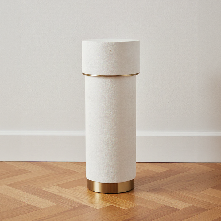 WESSEX WHITE SHAGREEN SIDE TABLE
