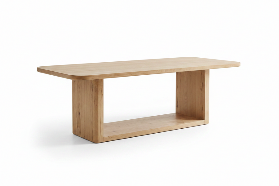 WINSTON RUSTIC OAK DINING TABLE