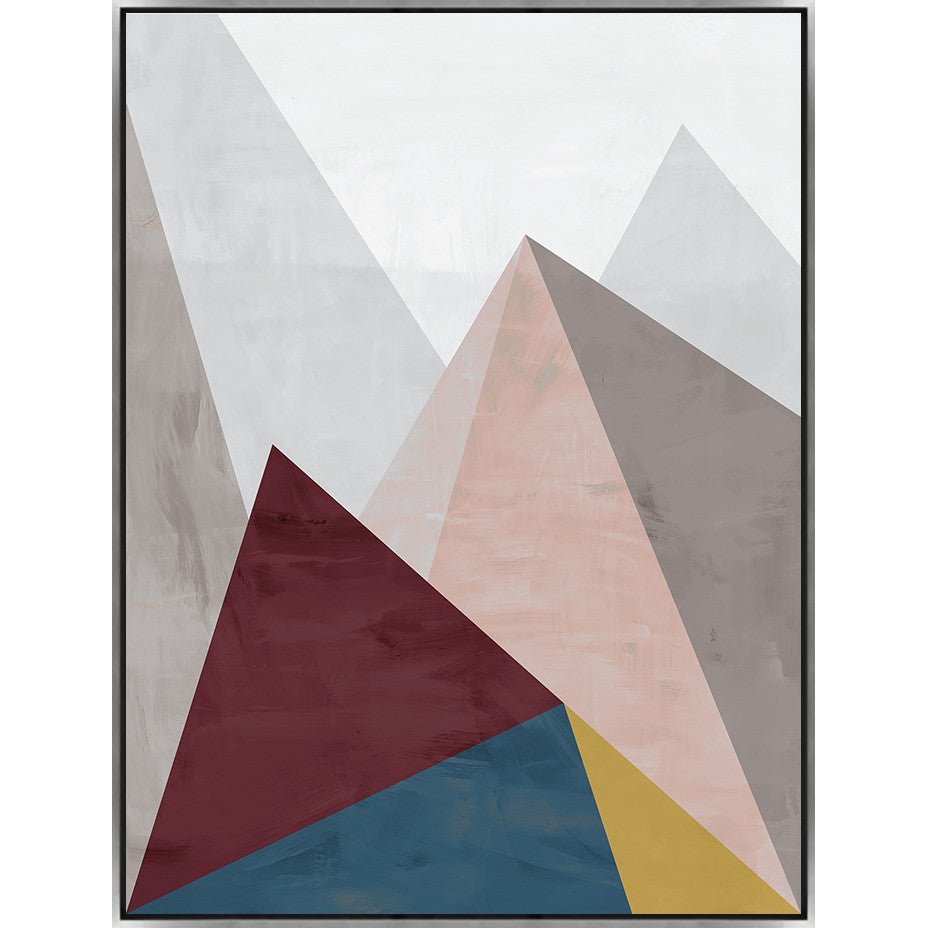 "WE ARE TRIANGLES" CANVAS ART DIPTYCH