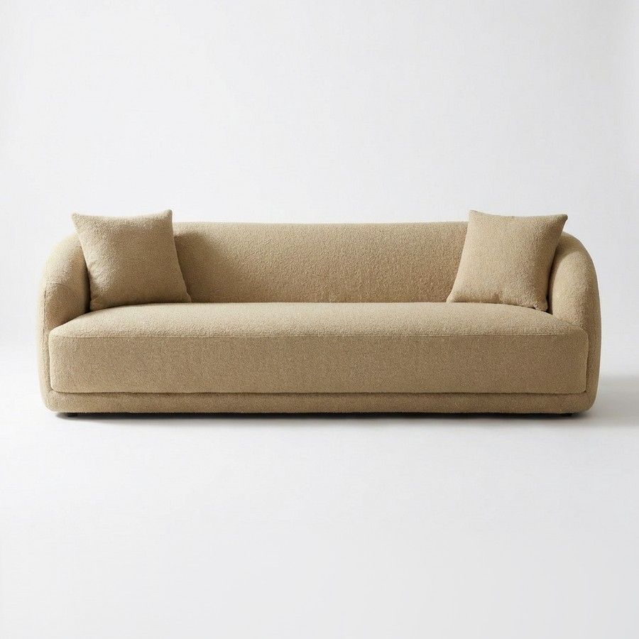 YULI BOUCLE UPHOLSTERED SOFA