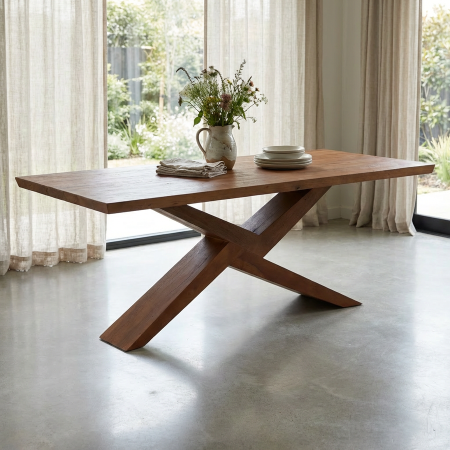 ZAC ACACIA WOOD DINING TABLE