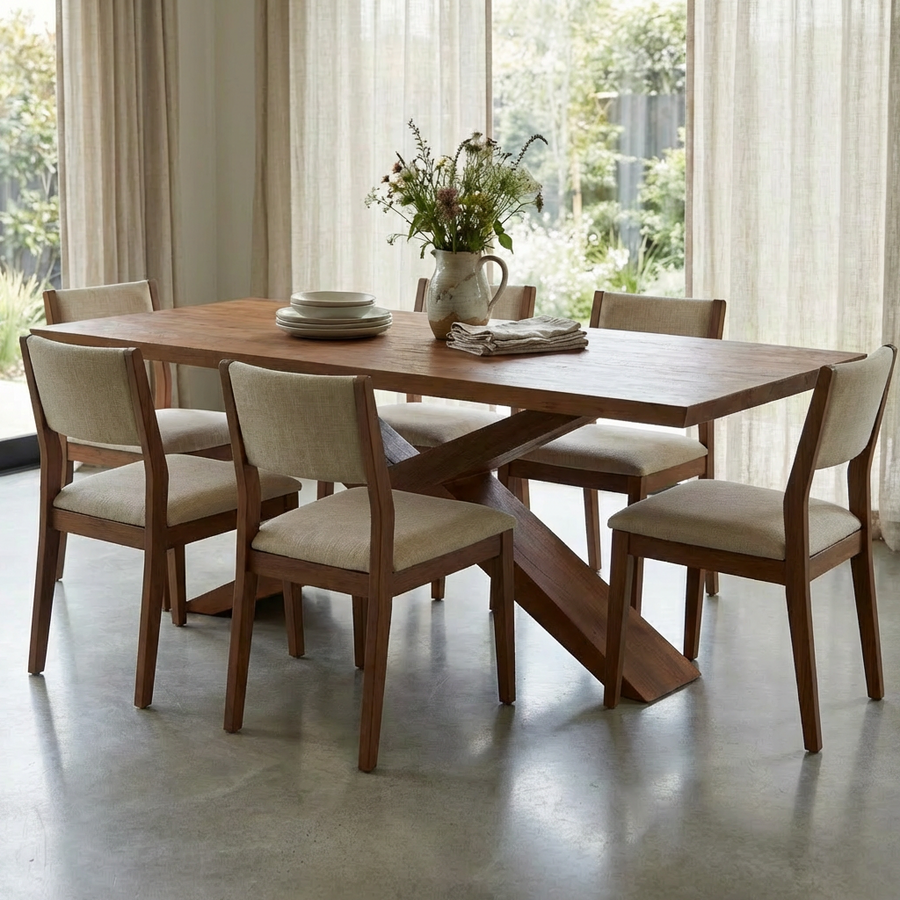 ZAC ACACIA WOOD DINING TABLE
