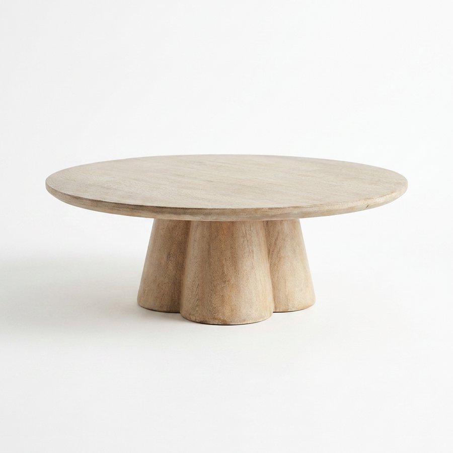 ZAYA NATURALIST ROUND COFFEE TABLE