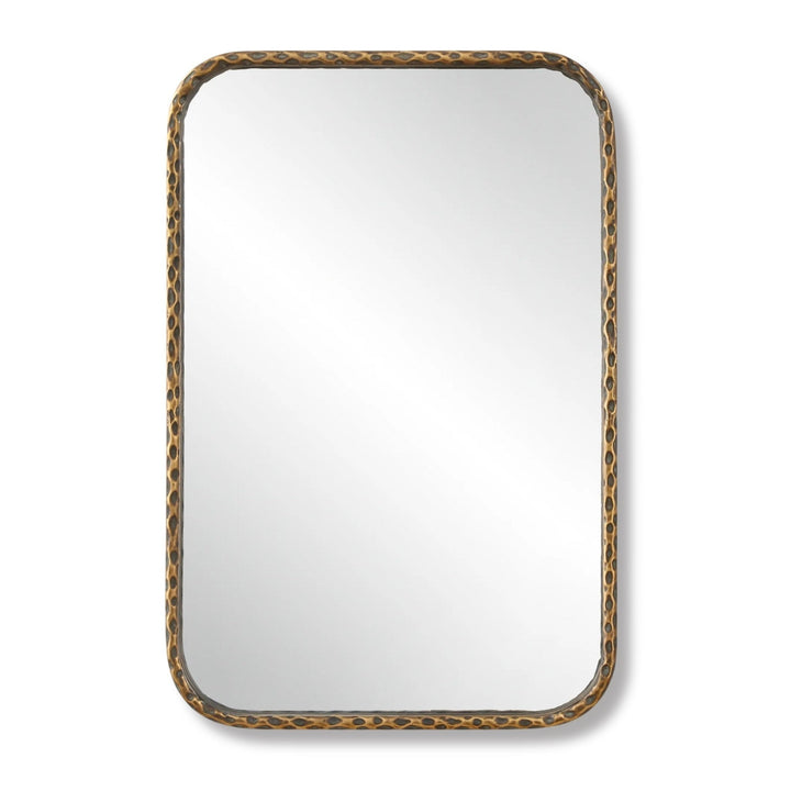 A LITTLE KNOTTY BRONZE VANITY MIRROR