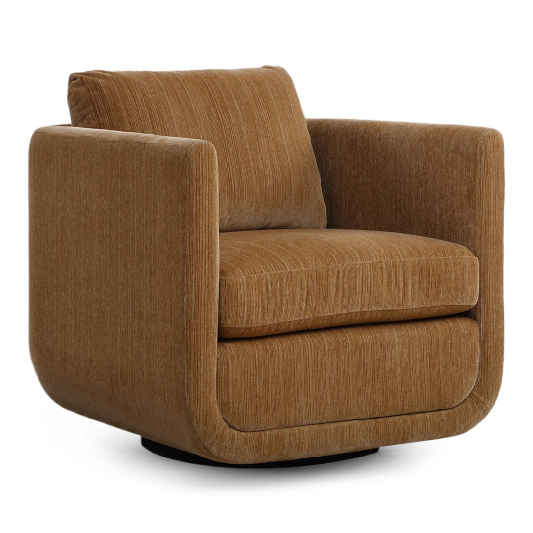 ABOUND CHENILLE UPHOLSTERED SWIVEL CHAIR