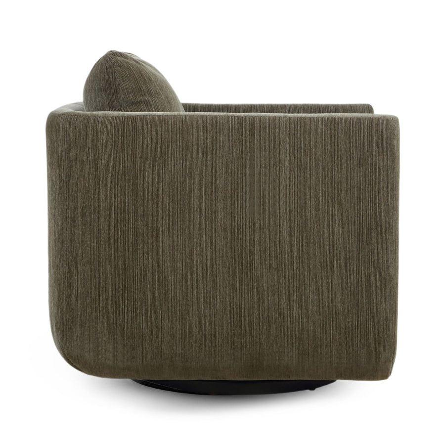 ABOUND CHENILLE UPHOLSTERED SWIVEL CHAIR