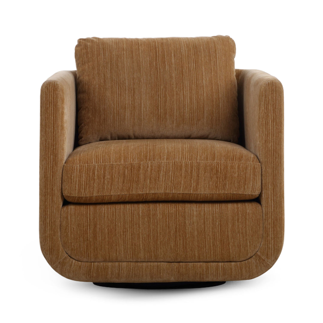 ABOUND CHENILLE UPHOLSTERED SWIVEL CHAIR