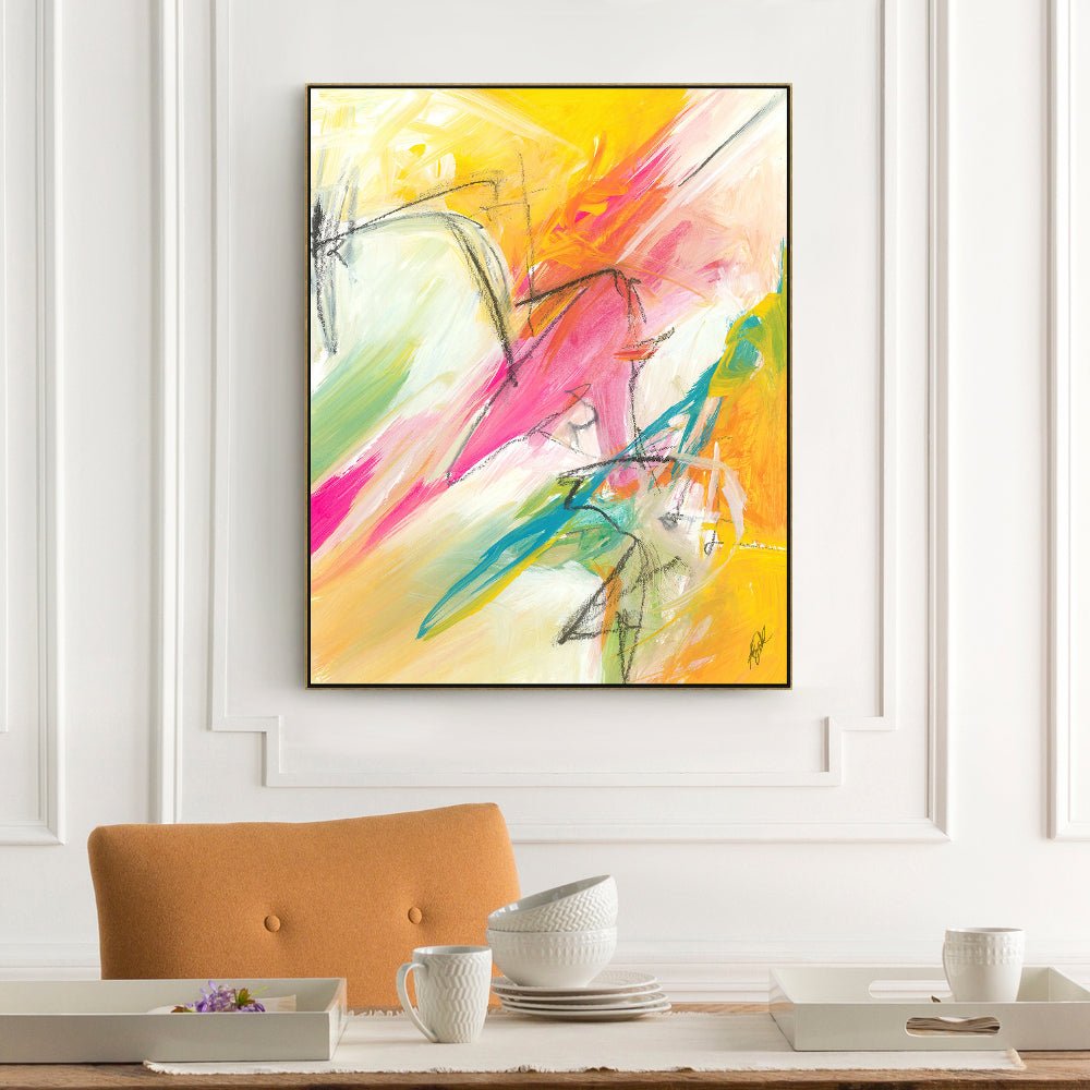 "ABSTRACT 318" CANVAS ART