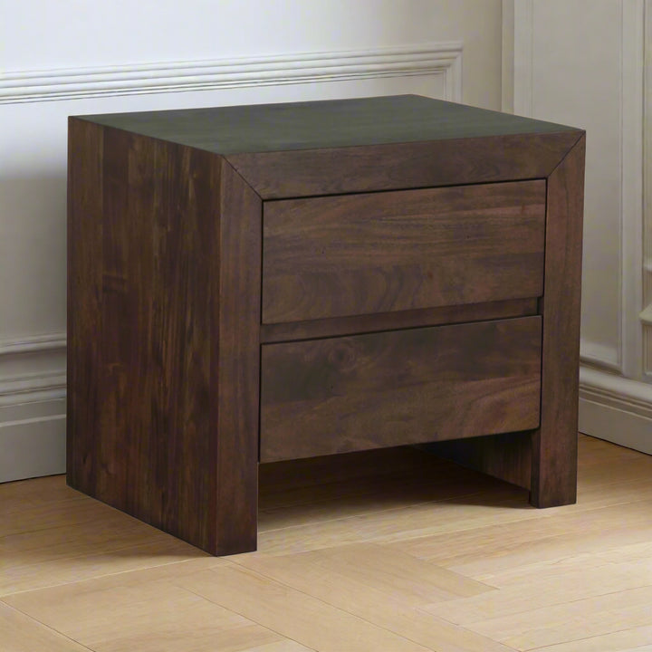ACADIA DARK ACACIA WOOD NIGHTSTAND