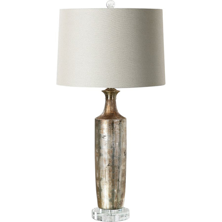 ADIMA METALLIC BRONZE CERAMIC LAMP